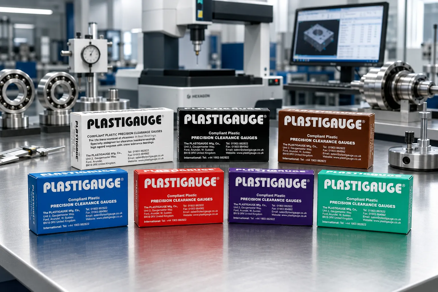 Bộ sản phẩm Plastigauge PL-A PL-B PL-C PL-D PL-E PL-F PL-X thước đo khe hở chính hãng UK